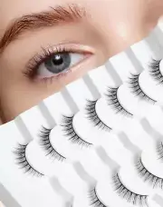 Natural Lashes Wispy Eye Lashes Gradient Volume Lashes Natural Look Short False