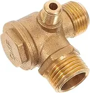 ULTECHNOVO Air Valve Copper Check Valve for Air Compressors Backflow Design Essential for Efficient Compressor Setup