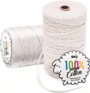 SMJ 3mm Macrame Cord, 220 Yards