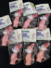 Vintage Funny Bunny Squirter Basket Stuffer from EGGsville, USA Lot Of 7