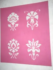 PHOTO EZ SILK SCREEN (4" X 5") FOR POLYMER CLAY -" DUTCH FLOWERS"- SHIPS FREE!