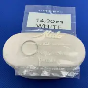 Mido 14.30 White Watch Crystal With Tension Ring Waterproof. Sealed. 03-50 L