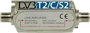 TronicXL Professional DVBS2 DVB-S2 Satellite Line Amplifier Inline Broadband SAT Amplifier TV PreAmp Inline Amplifier