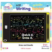 Interactive LCD Writing Tablet - Yellow Doodle (USB Rechargeable)