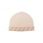 [Fendi] Fendi Reversible Beanie Hat II NUMERIC NEUTRALS/BROWN