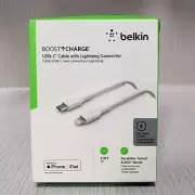 Belkin Boost Up Charge USB-C Cable MFi-Certified lightning 1M (3.ft) - White™