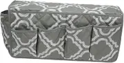 WeiLaiKeQi Sofa Armrest Caddy with Storage for Sundries and Notebook in Office, Gray, as described