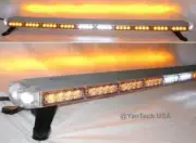60” Amber LED Light Bar Tow Truck Roll Back Police w/ ALLEY & BRAKE/TURN SIGNAL
