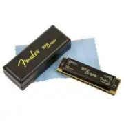 Closeout! Fender Blues Deville Harmonica, Key of D, w/ Carrying Case, 0990702004