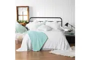 King Kalia Bedspread Set White