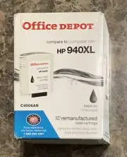 Black ink cartridge for hp 940XL remanufactured inkjet cartridge