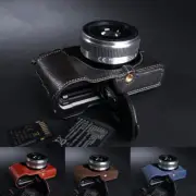 NewLeather Half Case For Panasonic Lumix GX85 GX80 GX7II Camera Cover Insert
