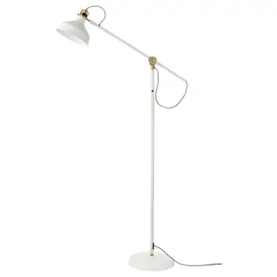 北歐工業LOFT風格經典IKEA宜家RANARP落地燈閱讀燈燈飾立燈燈具/淺乳白色/不含燈泡/二手八成新/特$1680