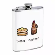 Better Together Em23 Flask 8oz Stainless Steel Hip Drinking Whiskey