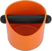 Coffee Grind Knock Box Coffee Knock Box, Mini Durable Espresso Knock Box, for Bar Milk Tea Shop(Orange)