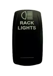 Carling "Rack Lights " White Lighted Rocker Switch Cover