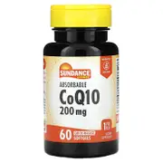 Sundance Vitamins, Absorbable CoQ10, 200 mg, 60 Quick Release Softgels