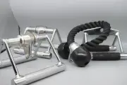 ZOVOTA Cable Machine 3 V Handles Pull Down Rowing Rope . NEW