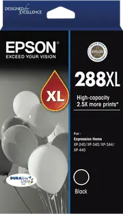 Epson 288XL DURABrite Ultra Black Ink