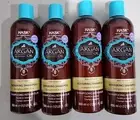 Hask Argan Oil Repairing Daily Shampoo with Vitamin E, Orange 4/12 Oz Bottles