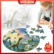 70Pcs Large Dinosaur Jigsaw Floor Puzzles for Kids 4-8 Educational Learning Toy
