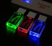 USB Flash Drive 2.0 Metal Stick Car Logo Jaguar Lover Driver Gift UK LED Light