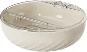 Double Bowl - Nut Bowl, Snack Bowl with Mobile Phone Holder, Double Layer Drip Basket, Fruit Plate, Nut Shell Tray, Snack Container for Home Use, Living Room Snack Food