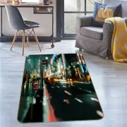 3D Street Lights Night NAO4918 Game Rug Mat Elegant Photo Carpet Mat Fay