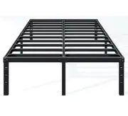14 Inch King Bed Frame - Sturdy Metal Platform King Size,, Heavy Duty