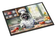NEW Keeshond The Chef Doormat Front Door Mat Indoor Outdoor Rugs for Entryway,