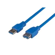 Dynamix C-U3-3 USB-A 3.0 Male to USB-A Female Extension Cable - 3m - Blue [C-U3-3]
