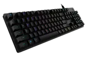 Logitech G512 Carbon RGB Mechanical Gaming Keyboard, GX Blue (Clicky)