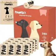 Dog bags for poop biodegradable – 240 counts doggie poop bags, BPI certified ...