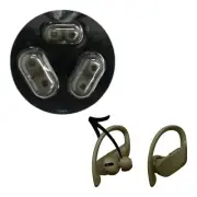 Beats Powerbeats Pro Beats X Wireless Earbuds Rubber Replacement Ear Tips (Moss)