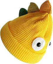 [TINEASUR] Wool Cap Knit Hat Wacky Knitted Beanie Hat Funny Beanie Animal Hat Dinosaur Bunny Hat Visor Chunky Beanie Hat Knitted Hat Hat Wolf Head Crazy Hat for Wizard