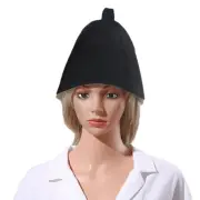 Stylish Thicken Wool Felt Sauna Hat Prevent Hair Drying and Overheating