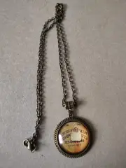 Ouija Board Glass Pendant Necklace