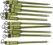 BESPORTBLE 10pcs Fishing Rolling Rings Swivel Connectors Durable Fishing Hook Accessories for Freshwater Saltwater Portable Gear for Enthusiasts