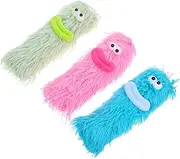 GANAZONO Interactive Plush Toys for Pets 3 Pack Chew Resistant Dog Cat Toys for Pet Boredom Relief
