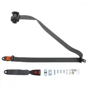 Rear Automatic Seat Belt For Simca 1307 Berlina 1975-1985 Grey