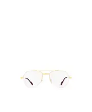 Cartier Aviator Frame Glasses 57 White