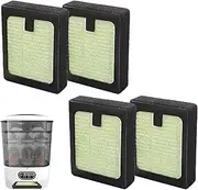 4PCS HEPA Filter Replacement Compatible with Baby Brezza Bottle Dryer Advanced and Baby Brezza Bottle Washer Pro