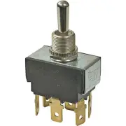 DPDT Toggle Switch 12-36V 25A 6 Blade Terminals On-Off-On 3 Positions