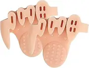 Orthopedic Toe Separators | 5-hole Big Toe Separator - Thicken Arch Massage Half-Size Pad Arch Orthotic Sleeve Corrector