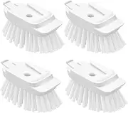 New Brush Refills for OXO New Soap Dispensing Dish Brush - 4 Pack Dish Brush Cleaning Soap Dispensing Head Replacement for Scrubber