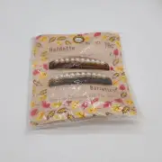 Vintage Holdette Barrettes Loc-Clasp on Card Tilton & Cook Lucite Tortoise Shell