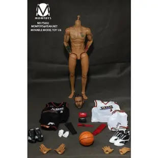 全新 momtoys Allen Iverson 1/6 艾倫 艾佛森 12吋 戰神 公仔 非EB enterbay