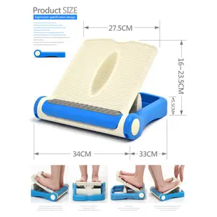 台灣製造 多角度瑜珈拉筋板P260-725B腳底按摩器足部按摩墊.易筋板足筋板.平衡板美腿機.多功能健身板.運動健身器材