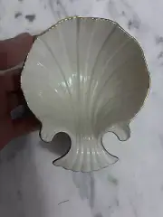 Vintage Lenox Clamshell Style Dish with gold trim Vintage China Candy Dish