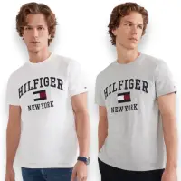 在飛比找momo購物網優惠-【Tommy Hilfiger】男生 經典電繡LOGO 短袖